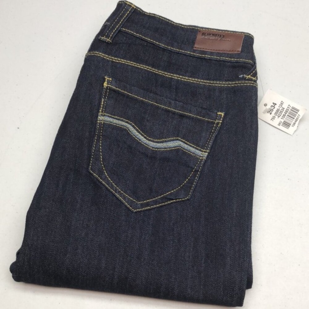 NWT BLUENOTES BELLA LOW RISE SLIM STRAIGHT JEANS 26x34 ⭐